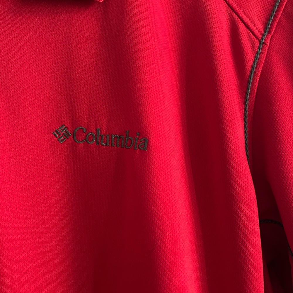 Columbia Red Polo Shirt - Picture 2 of 6